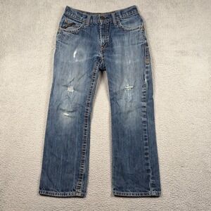 Ariat FR M4 Low Rise Boot Cut Jeans Mens 30x30 Blue Flame Resistant Workwear